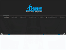Tablet Screenshot of degisimasansor.com